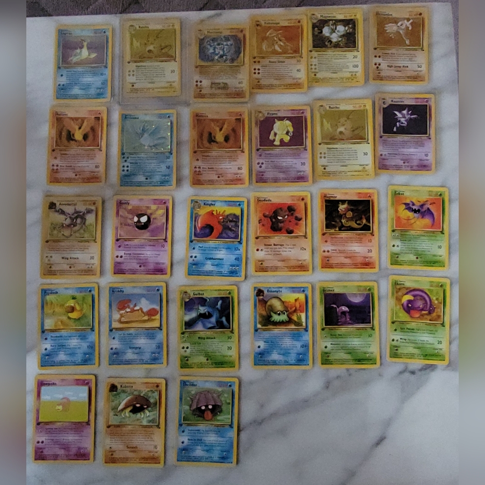Pokemon Rare Foil Cards 1st Edition(27 Cards)